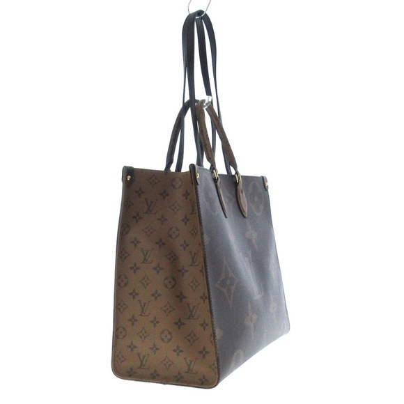 Louis Vuitton the Bag Reverse On GM Brown Go - Picture 1 of 15